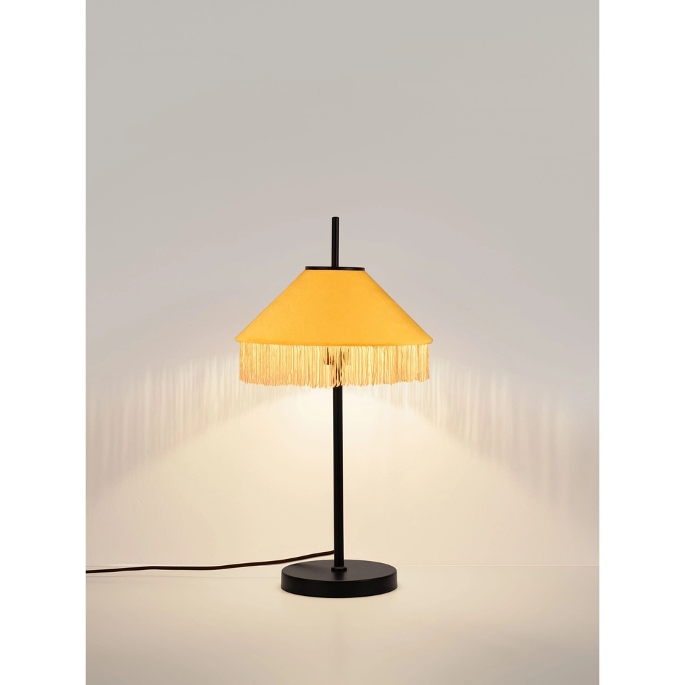 Tiffany-Tischlampe Velvy Gelb Lyora 5212017493798