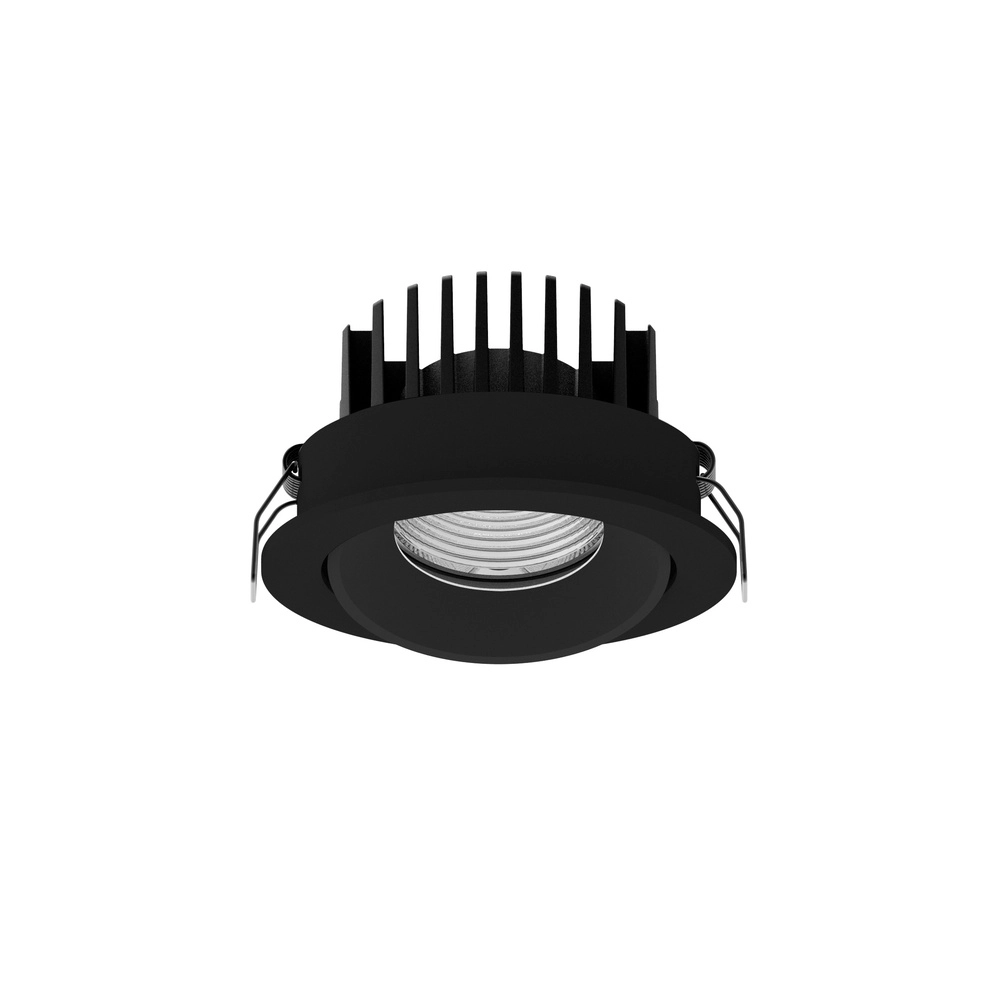 Schwarzer Einbaustrahler Blade Ø 9cm orientierbar Lyora 5212017418579