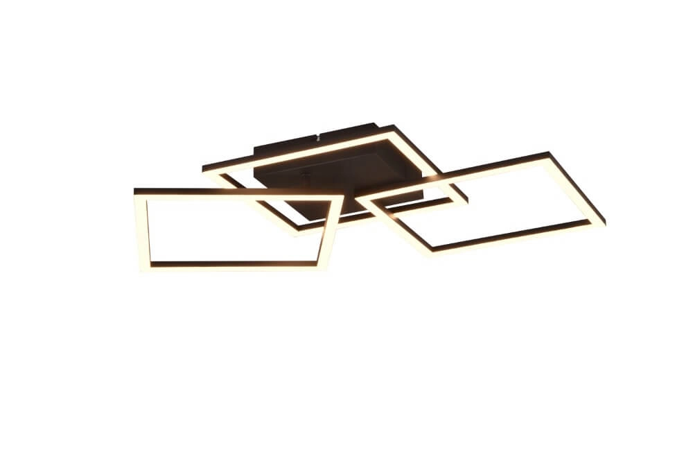 Schwarze Deckenlampe Trail Design Trio 4017807577129