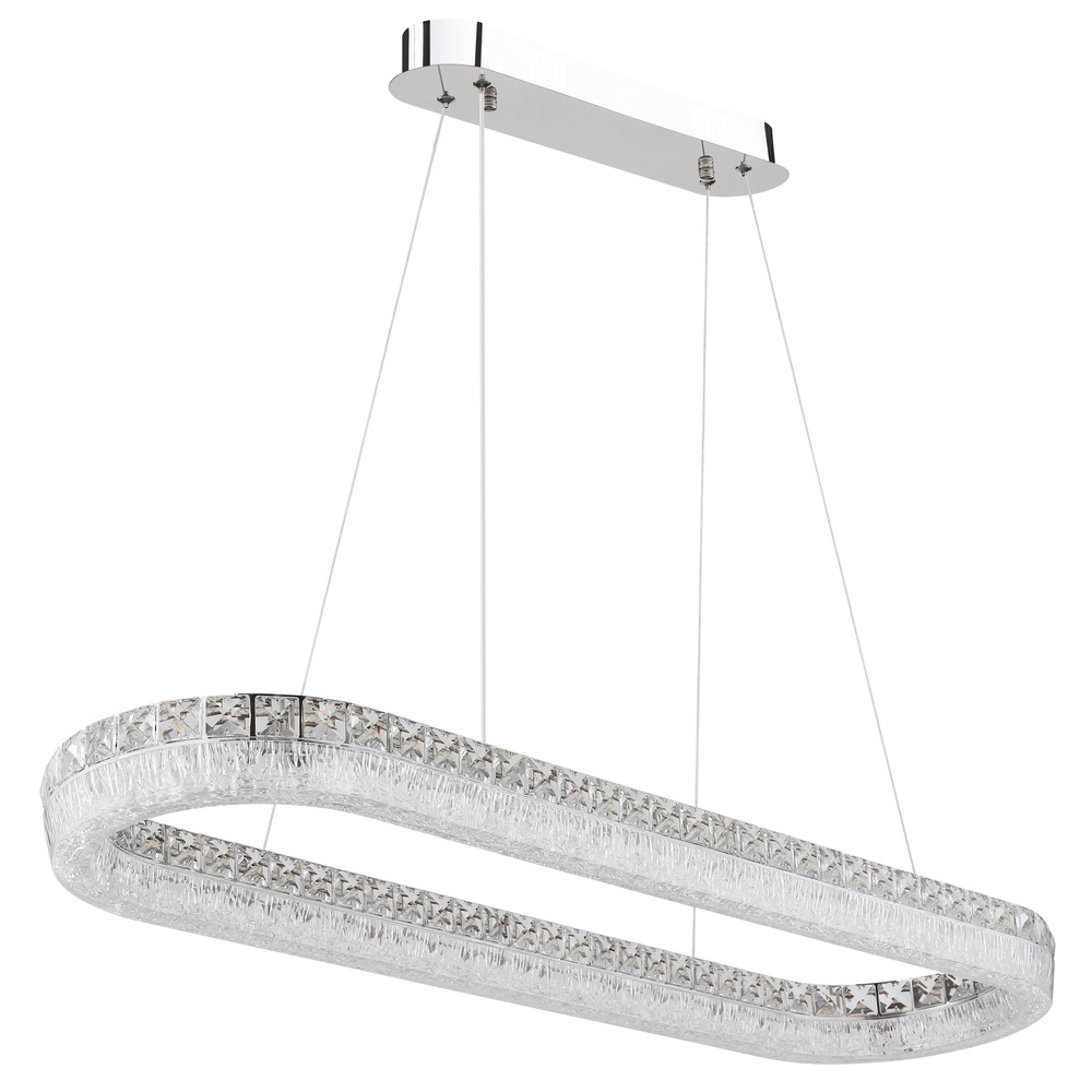 Pendellampe Laurel Ovales Chrom Globo 9007371572779