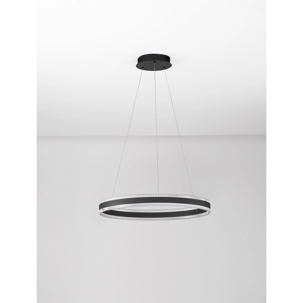 Design-Pendelleuchte Alaro schwarz einfach Lyora 5212017459619