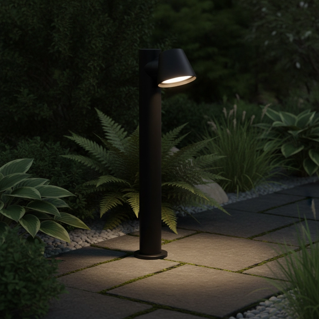 Design-Gartenlampe Bell Schwarz