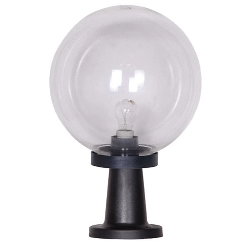 Globus-Leuchte Bolano 58cm. Sockel klar