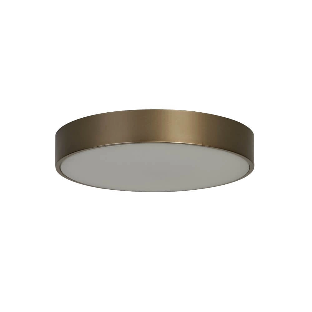 Deckenlampe Palma Bronze mit weißem Fenster Searchlight 5053423273310