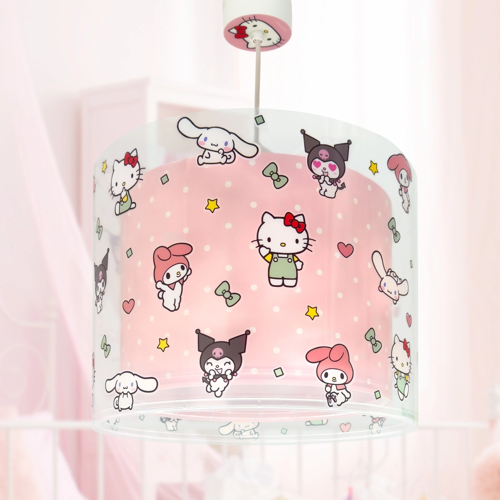 Pendelleuchte Hello Kitty & Friends rosa Dalber 8420406412528