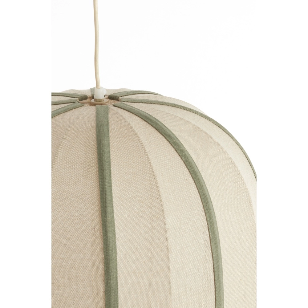 Japandi-Pendellampe Esmiria Ø 51 cm – olivgrün Light & Living 8717807835941