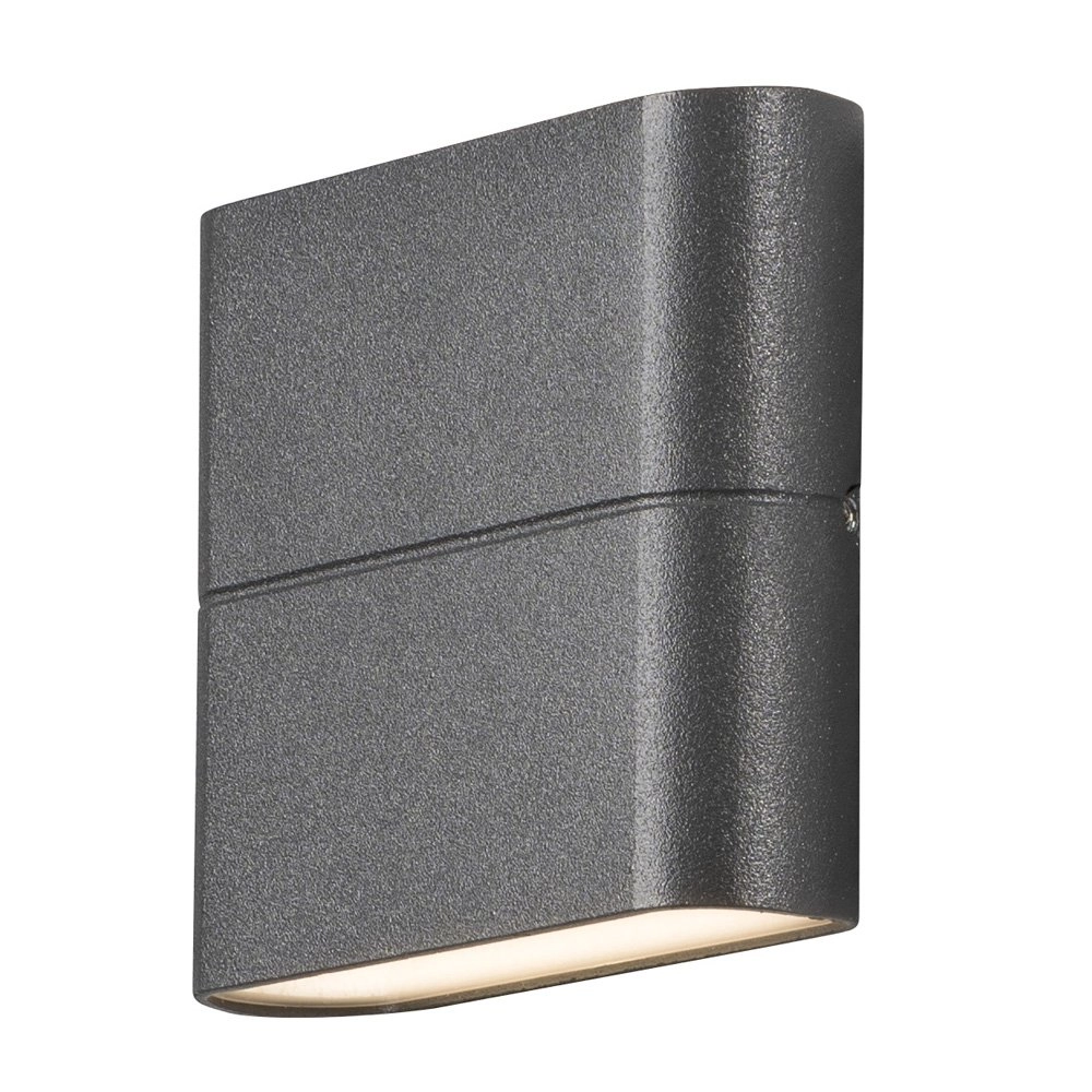 LED-Wandleuchte Chieri 11cm Anthrazit