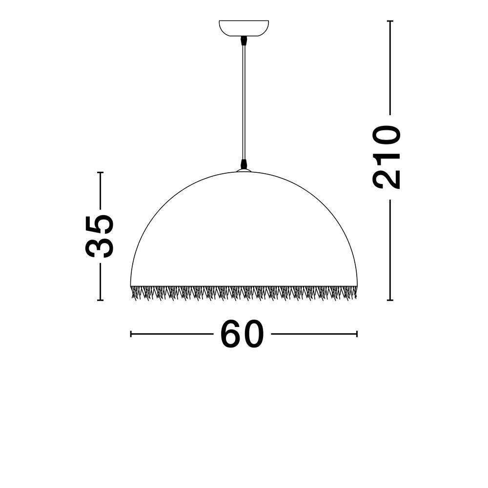 Pendelleuchte Lalu Ø 60cm Lyora 5212017468116