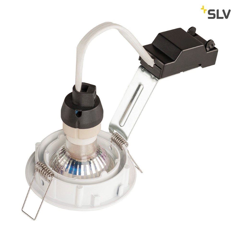 Einbaustrahler Pika GU10 8,3 cm um weiß SLV 4024163190107