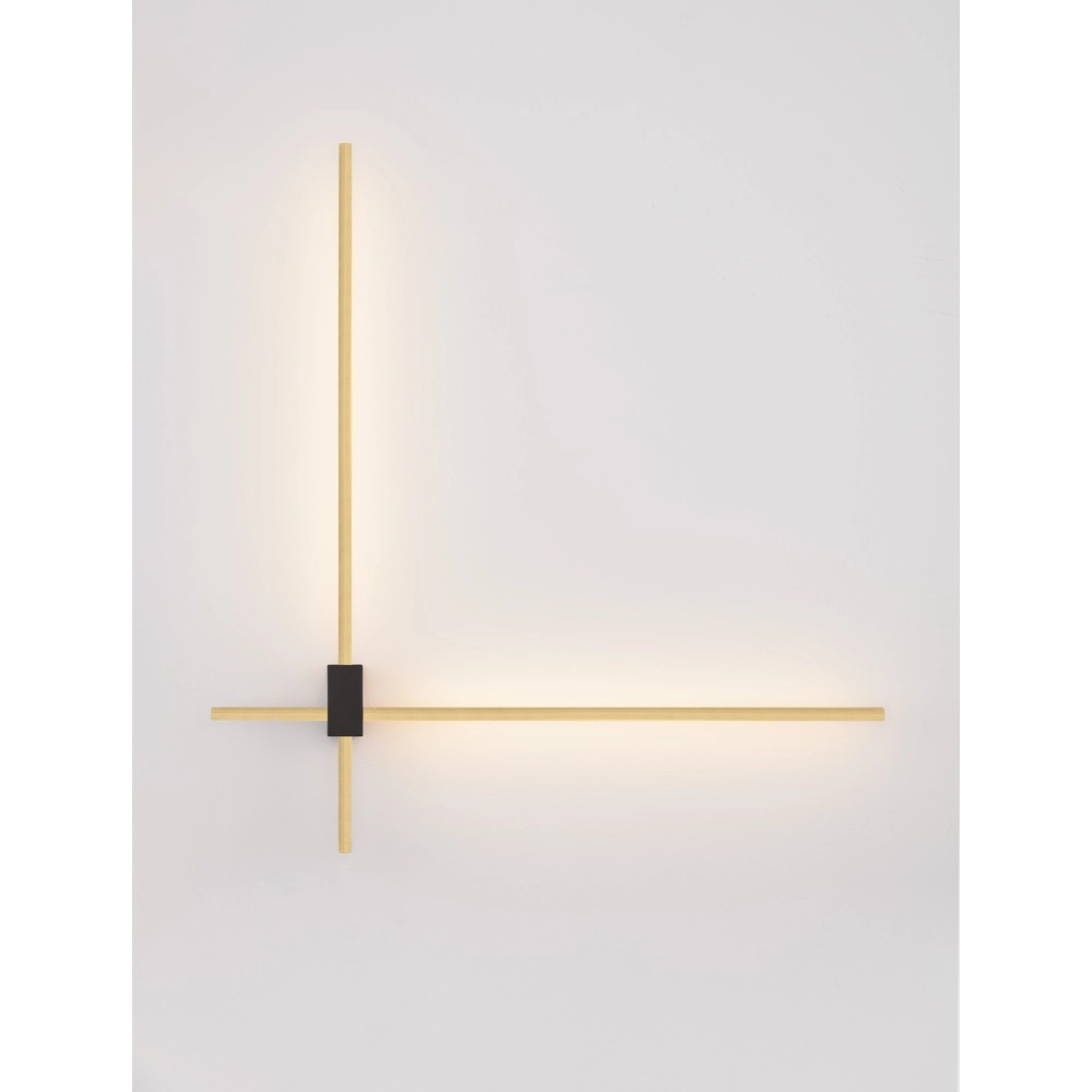 Schlanke Wandleuchte Peak Gold
