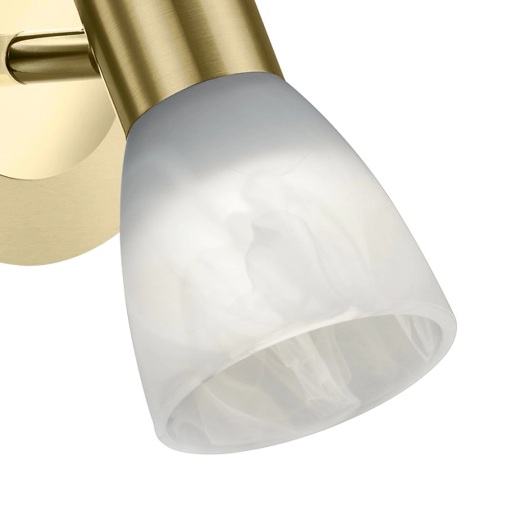 LED-Deckenstrahler Levisto Messingmatte Trio 4017807281644