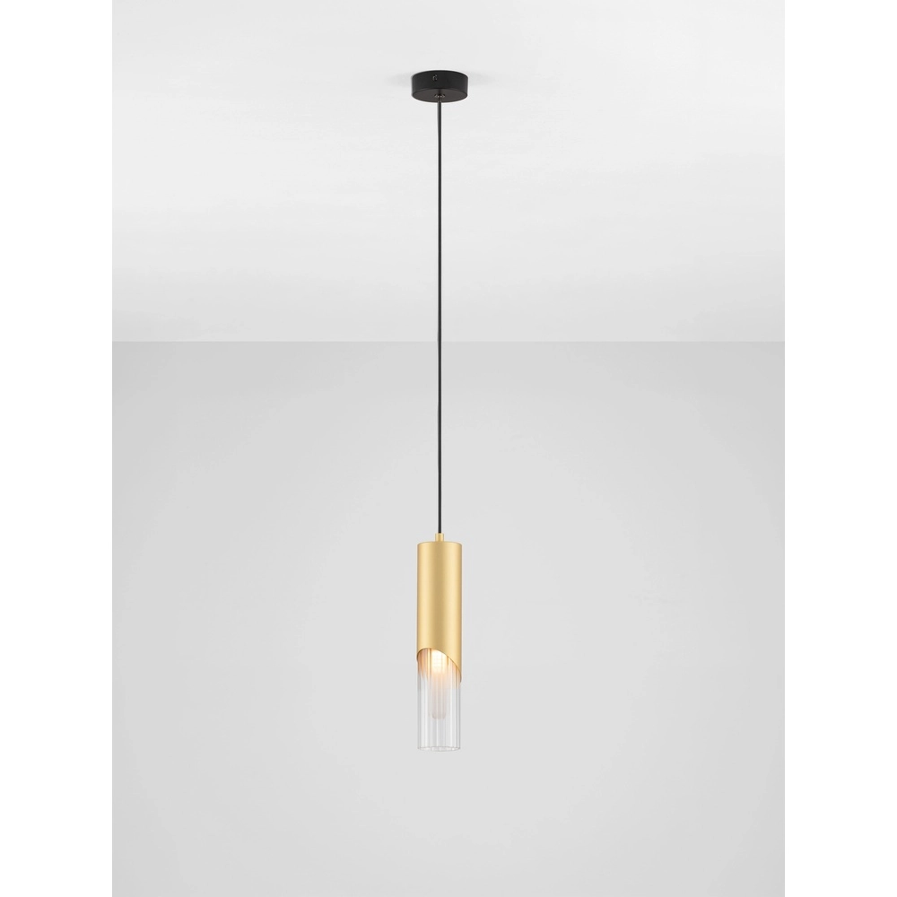 Design-Pendellampe Modesto Ø 8 cm Gold Lyora 5212063501430