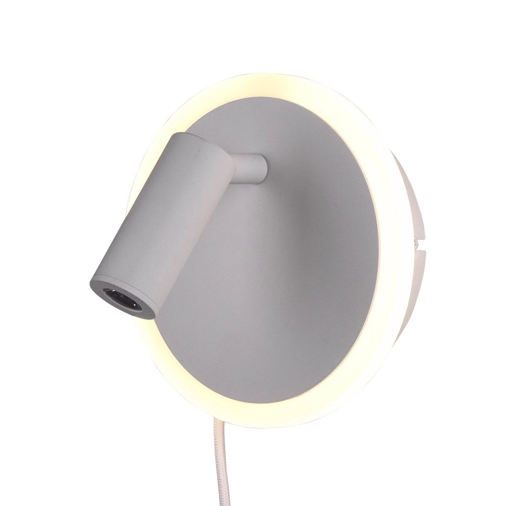 Wandlampe Jordan matt weiß