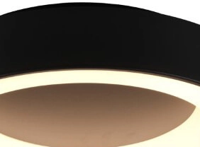 LED-Deckenlampe Girona 27W - 3000k - 45 cm schwarz Trio 4017807489842
