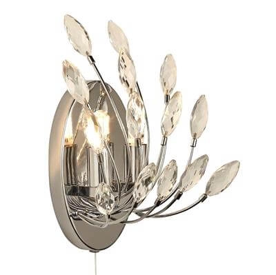 Wandlampe Peacock Kristall Searchlight 5053423190372