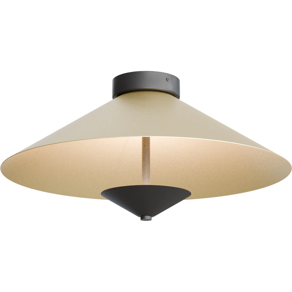 Deckenlampe Ceppo schwarz mit goldener Ø 45 cm