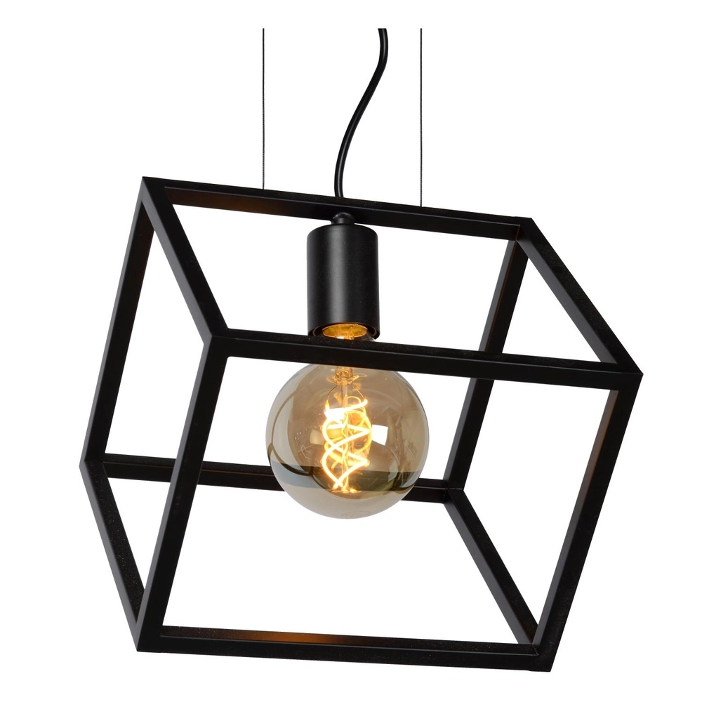 Moderne Pendellampe Fabian Schwarz Lucide 5411212010797