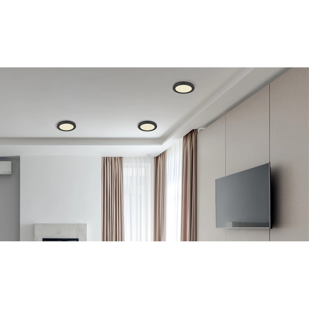 Design-Deckenlicht Lasse schwarz Ø 22 cm Globo 9007371405169
