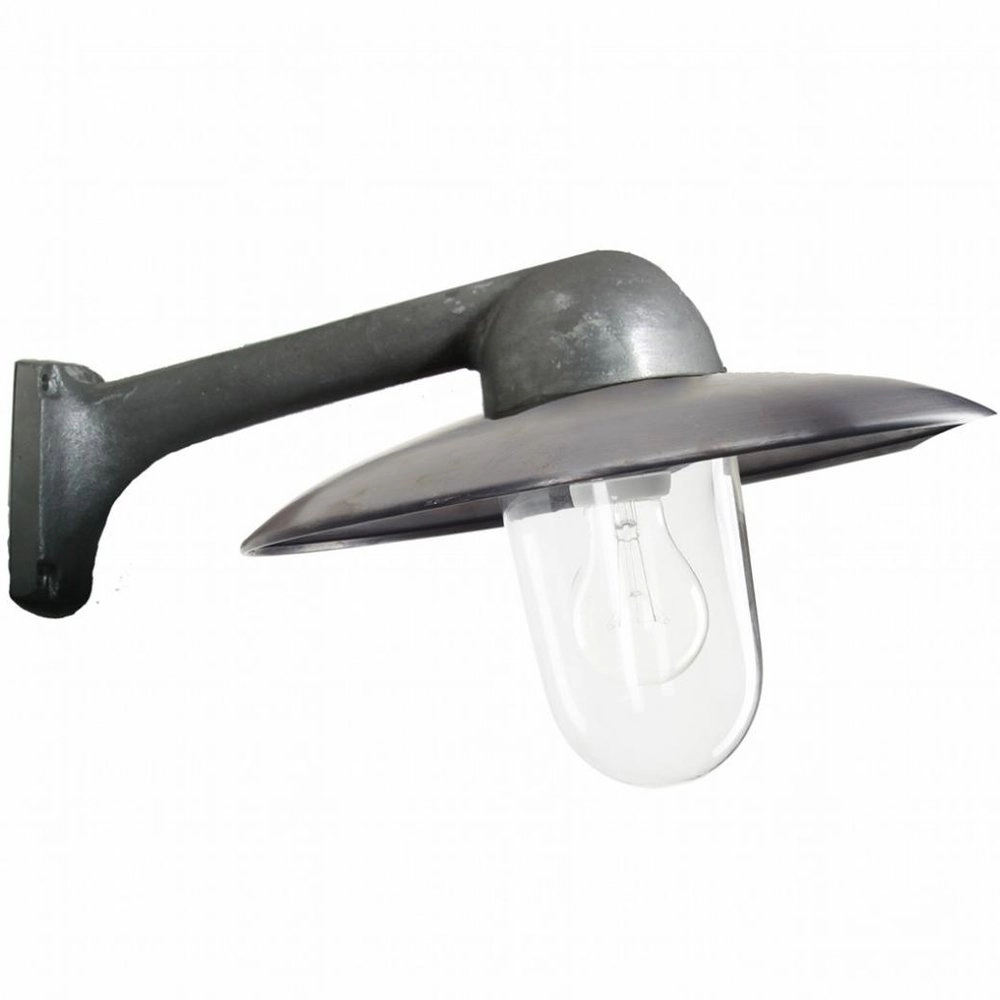 Industrie Außenlampe Fabrique Anthrazit mit dem alten Käufer