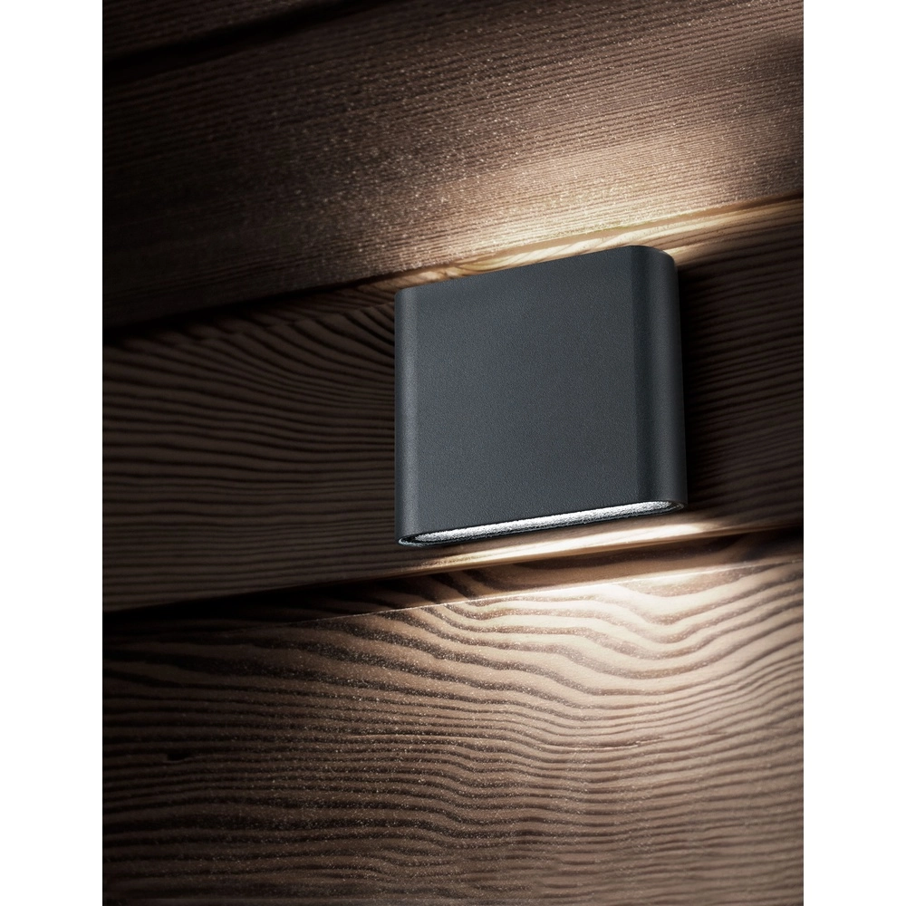 Schlanker Wandstrahler Soho S grau Lyora 5212017408990
