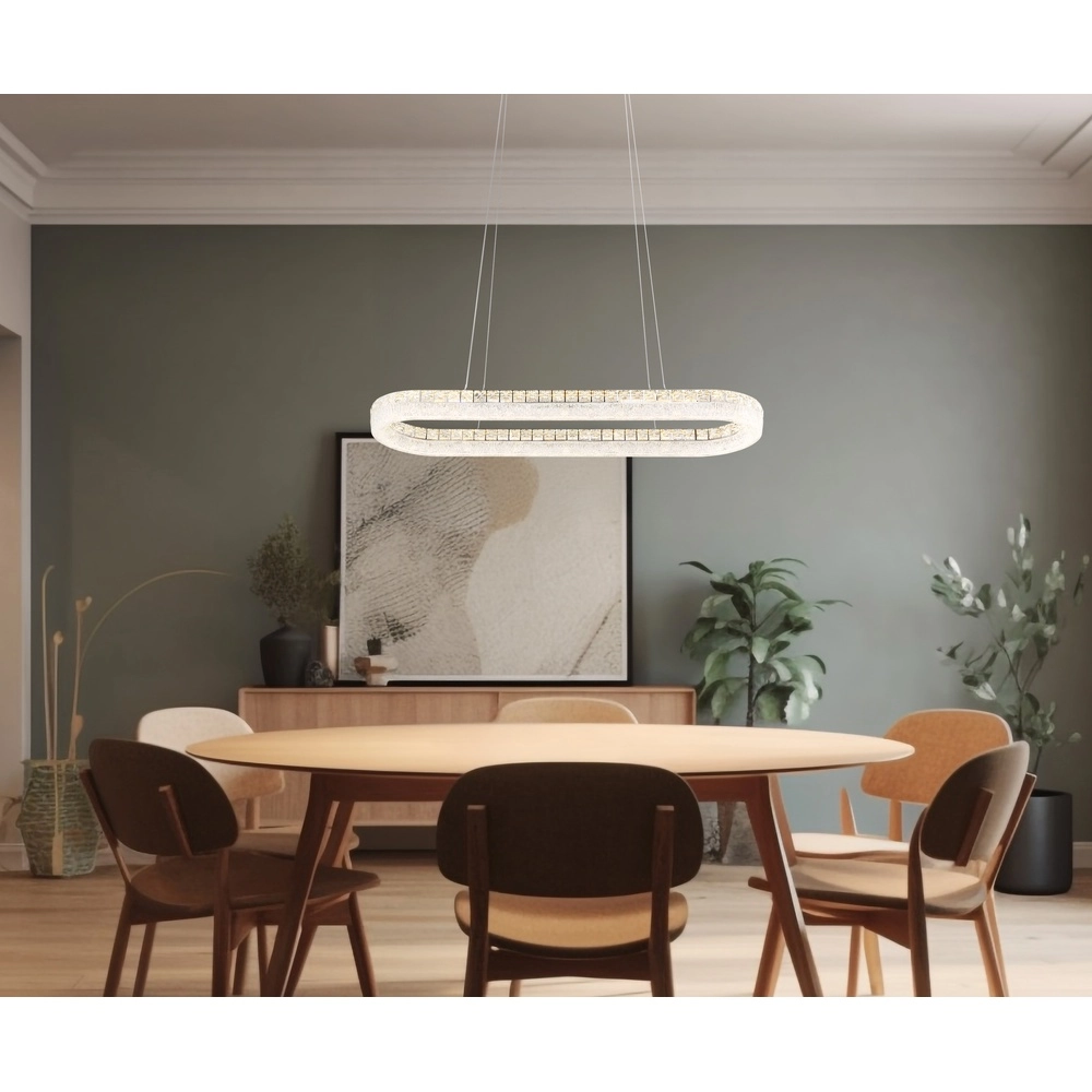 Pendellampe Laurel Ovales Chrom Globo 9007371572779
