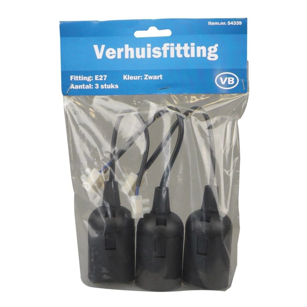 Lampenfassung 3 x E27 Base mit Verbindungswürfel Beslight 8715063543396