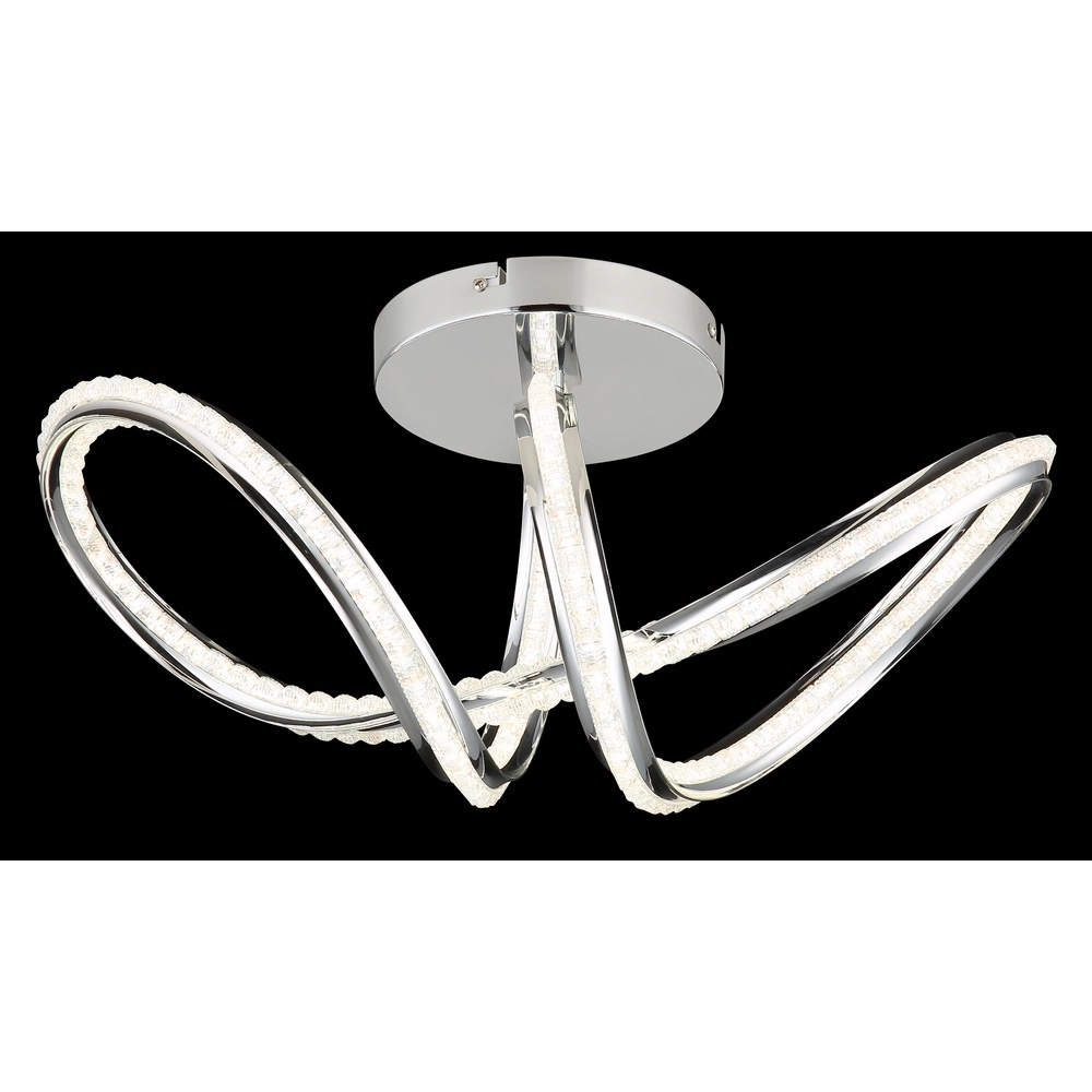Moderne Deckenlampe Evangeline Chrom Globo 9007371586202