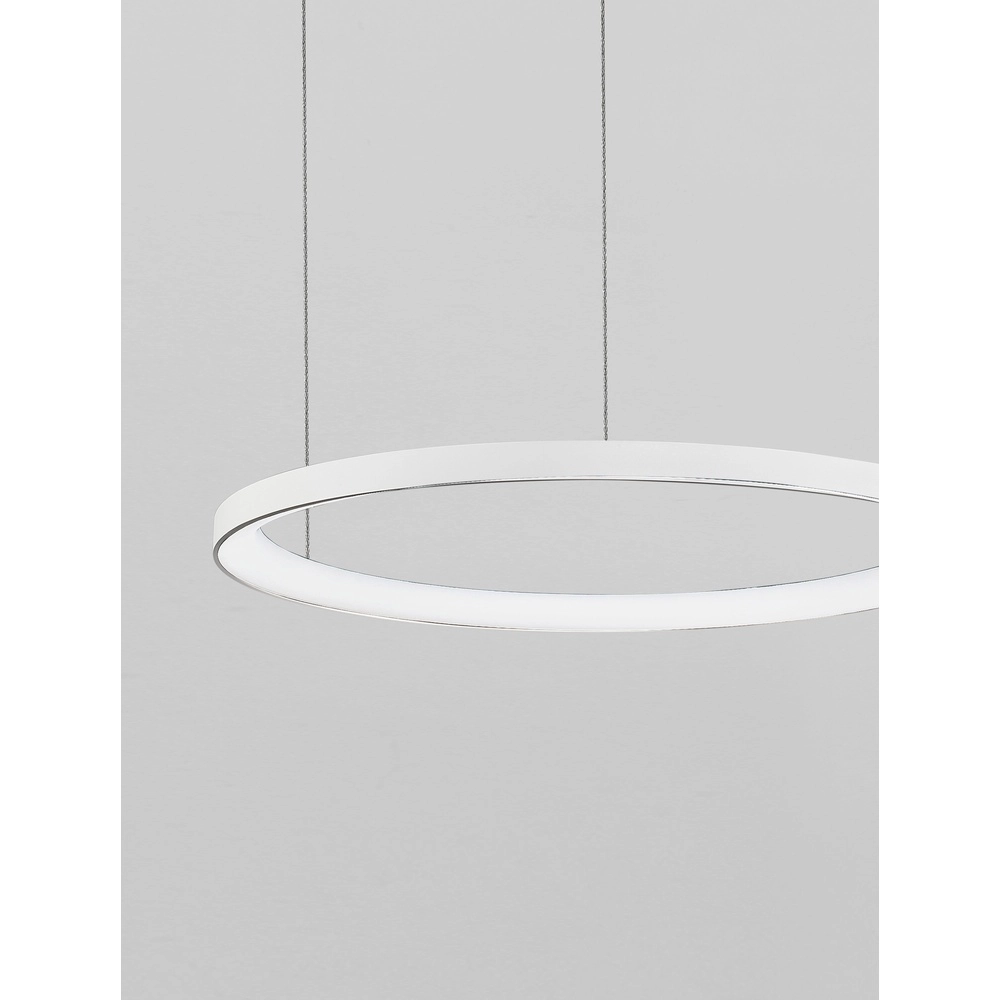 Design-Pendelleuchte Pertino weiß Ø 58cm 2700K Lyora 5212017446046