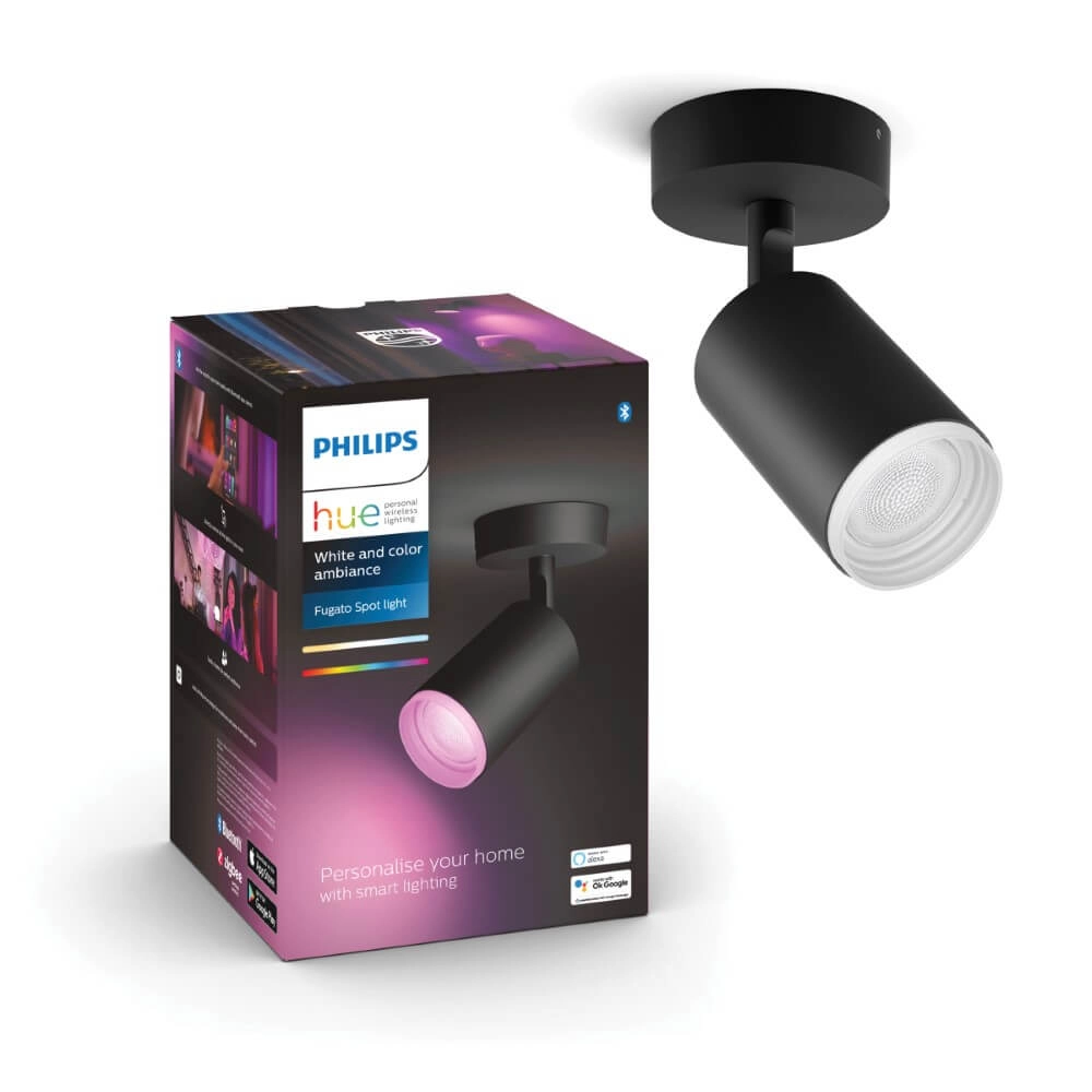 Etwas Spott Hue Fugato - White and color Schwarz Philips 8718696171509