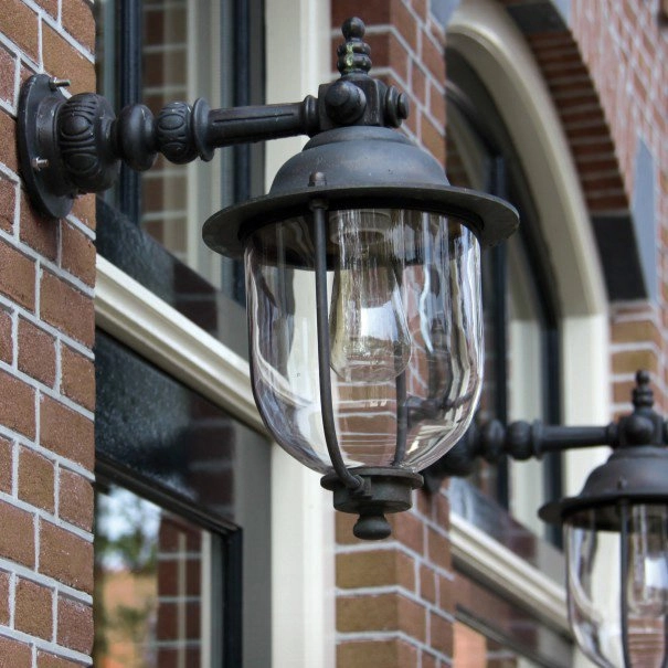Ländliche Außenlampe Lindau 56 cm Bronzebraun KS 8714732142304