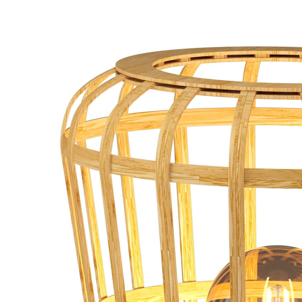Rattan-Tischlampe Montezuelo Stars of Light 9008606240531