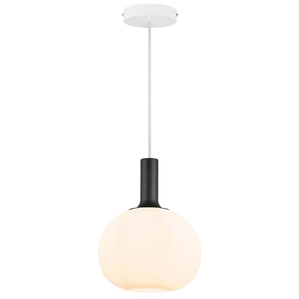 Pendelleuchte aus Glas Alton Kugel Ø 25cm weiß Nordlux 5701581413887