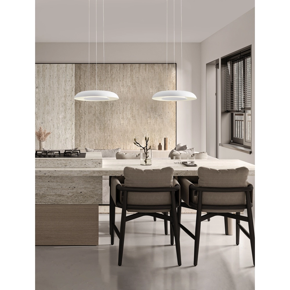 Moderne Pendelleuchte Ormi Ø 40cm weiß Lyora 5212017463227