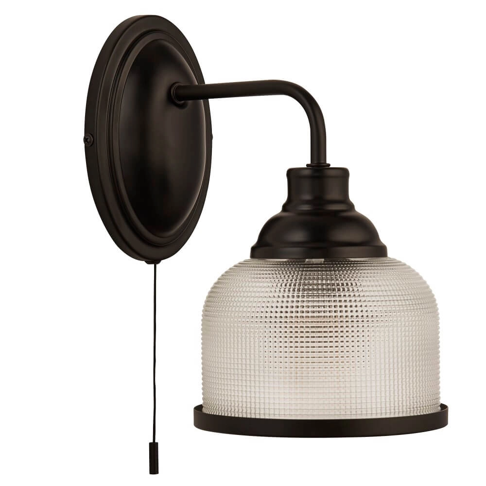 Wandlampe Highworth Schwarz