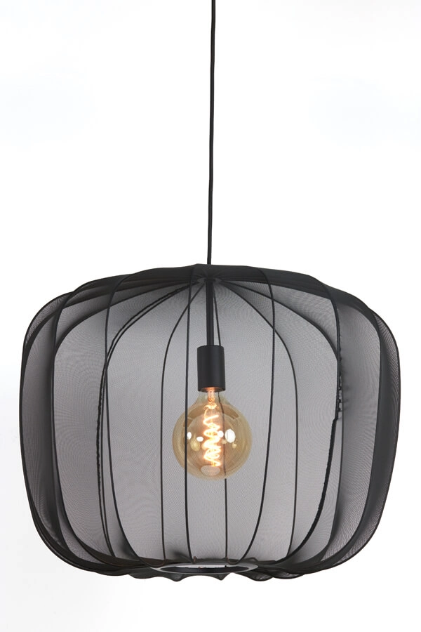 Böhmische Pendelleuchte Plumeria schwarz Ø 60cm Light & Living 8717807651428