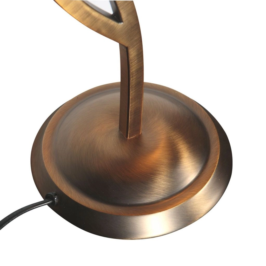 Klassische Tischlampe Anthea Bronze Steinhauer 8712746180244