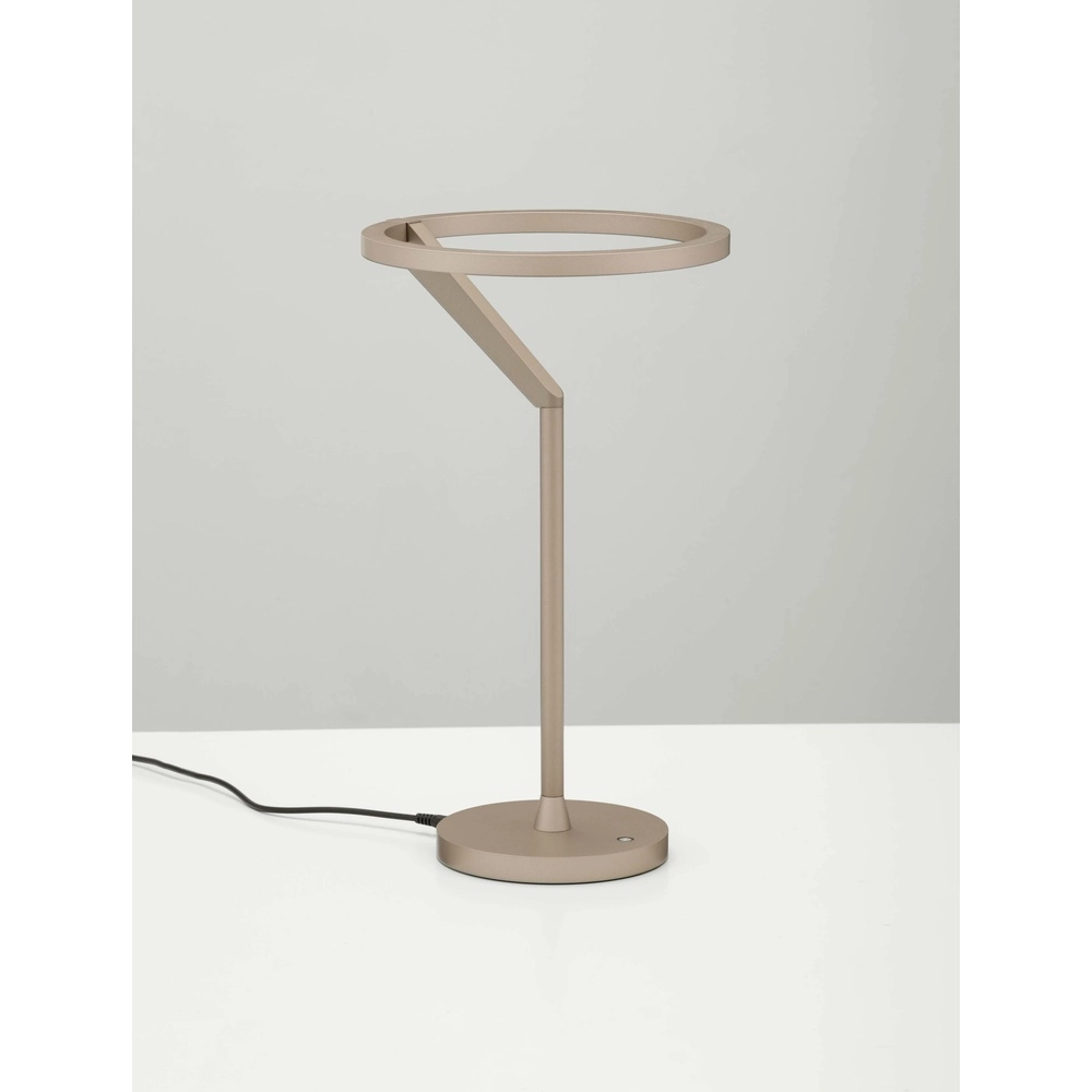 Design-Tischleuchte Tilia mokkabraun Lyora 5212017461971