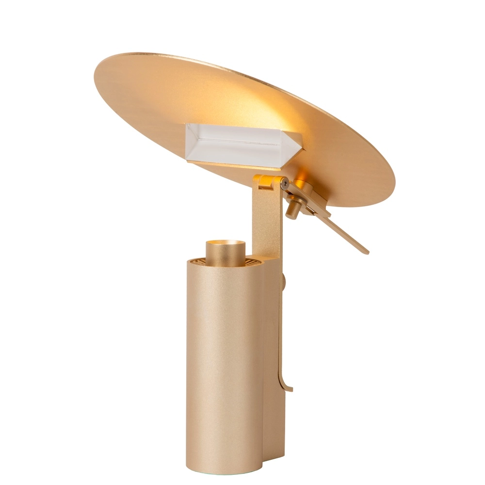 Goldene Schreibtischlampe Fits LED