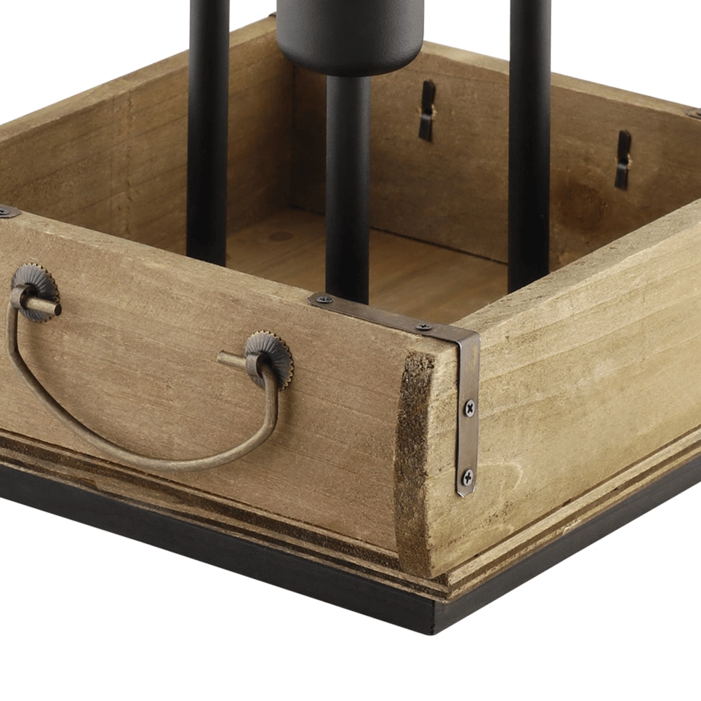 Tischlampe aus Holz Wootton Eglo 9002759435943