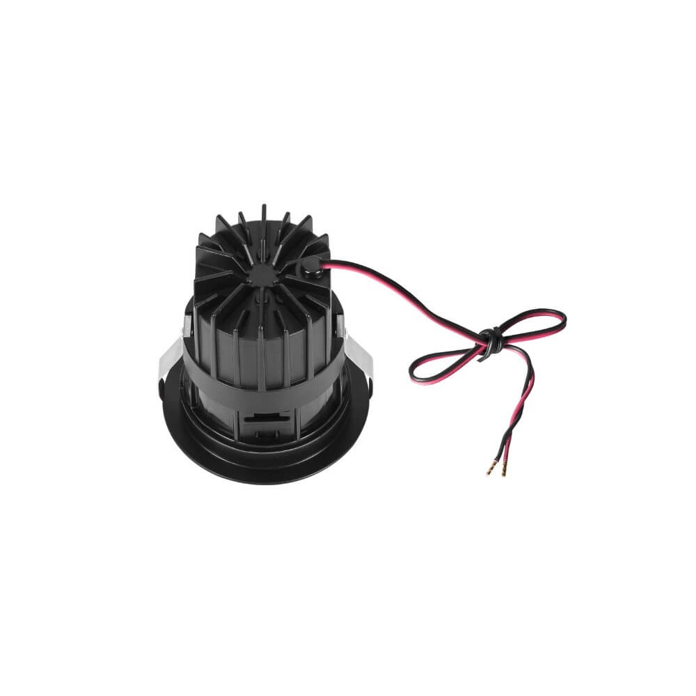 LED-Einbaustrahler Horn Schwarz - vertieft - 3000K SLV 4024163228176