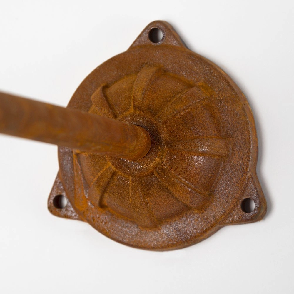 Cast iron wall lamp Provence rust brown with copper KS 8714732758307