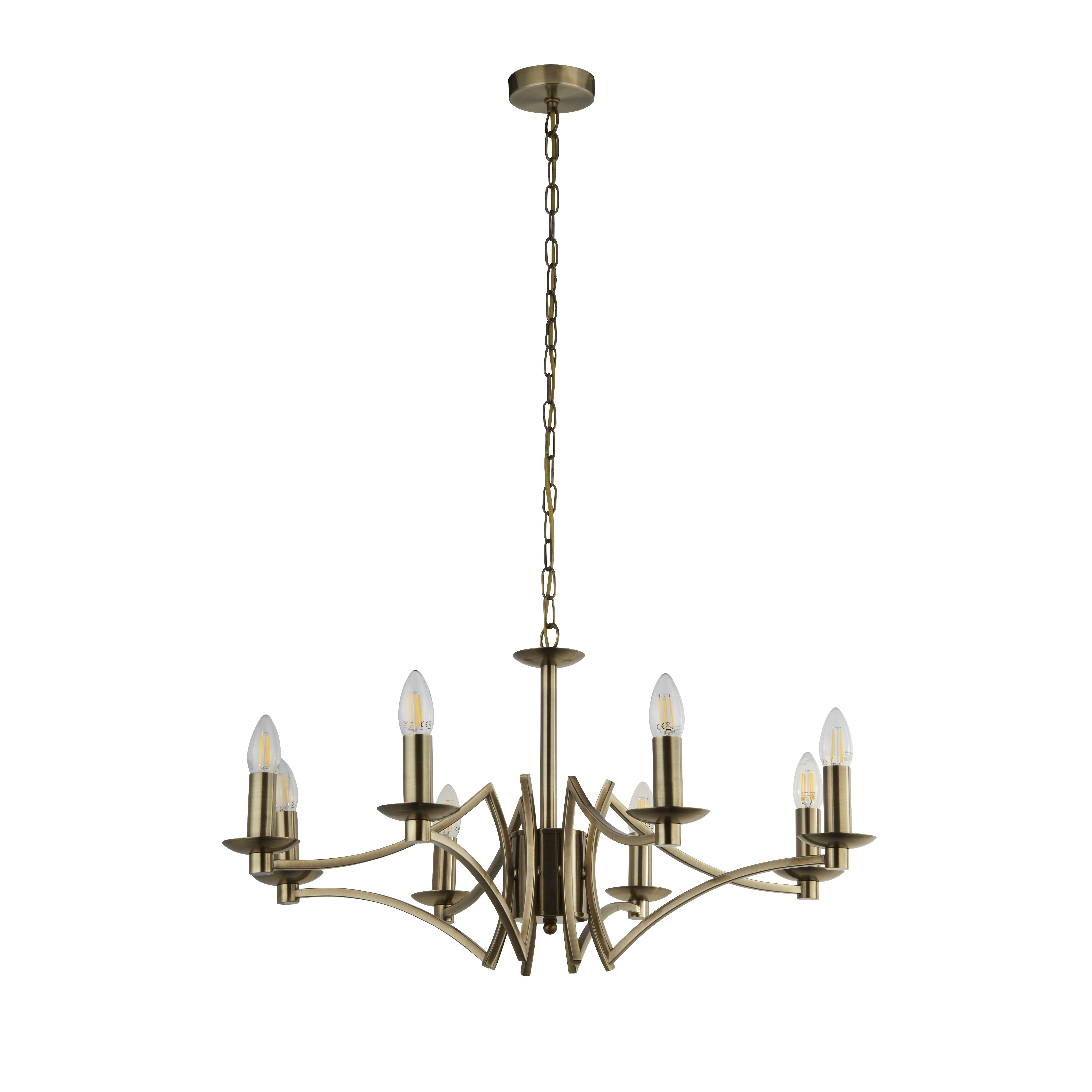 8-Licht-Kronleuchter Ascot Ø 88 cm