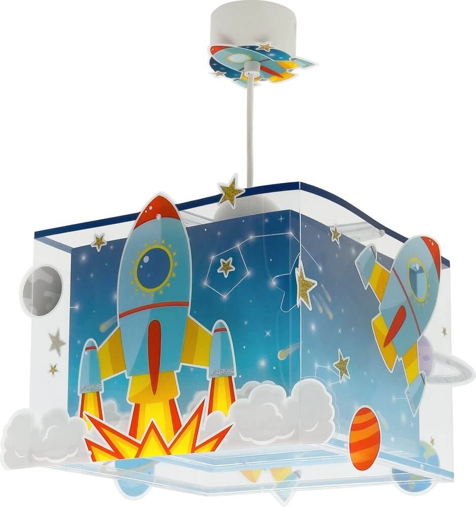 Hängelampe Rocket blau mit weiß Dalber 8420406002897