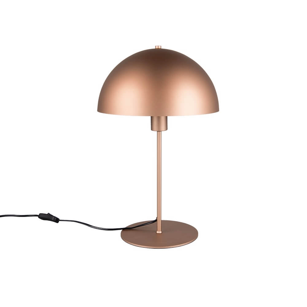 Design-Tischleuchte Nola kaffeebraun Ø 30cm Trio 4017807633948