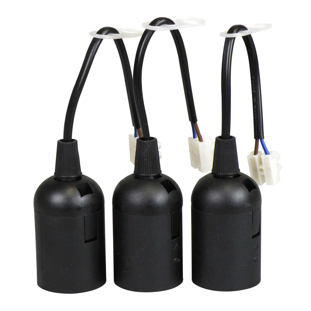 Lampenfassung 3 x E27 Base mit Verbindungswürfel Beslight 8715063543396