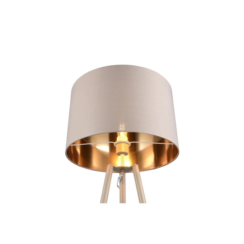 Stehlampe Colette Sandbraun Trio 4017807715422