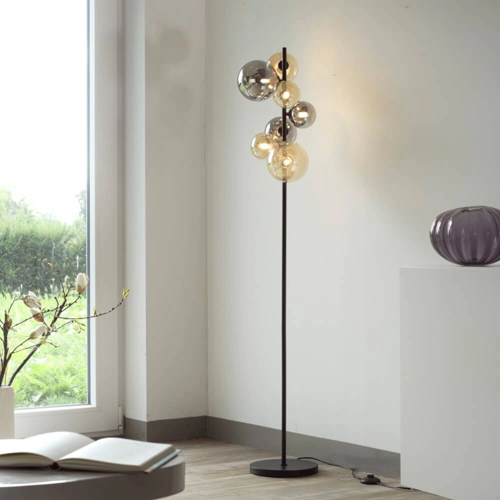 Schwarze Stehlampe Popsicle Design Paul Neuhaus 4012248375532