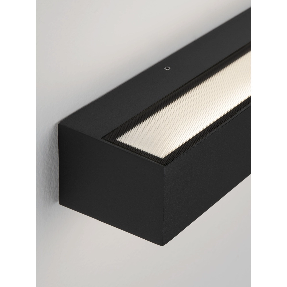Elegante Wandlampe Lane schwarz 36cm - 28W Lyora 5212017496751