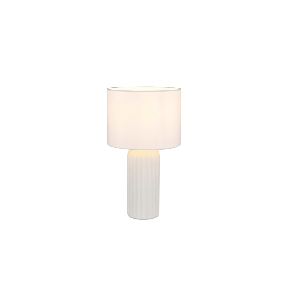 Tischlampe Blair Ø 20cm weiß Trio 4017807654387