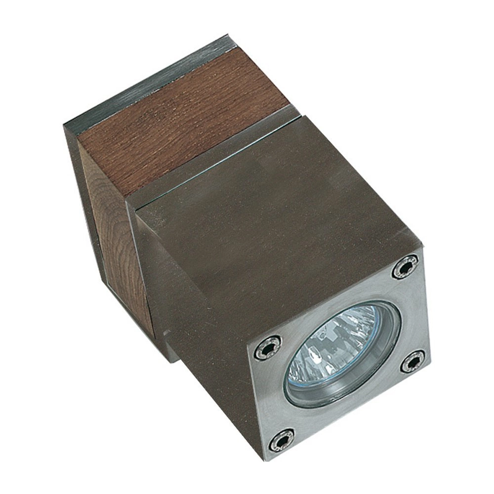 Wandstrahler Q-Bic Teak edelstahl Royal Botania